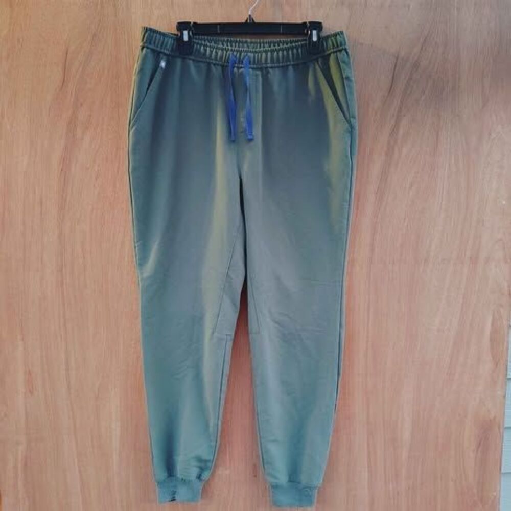 FIGS M21SW2051 Olive Green Jogger Scrub Pants Size L